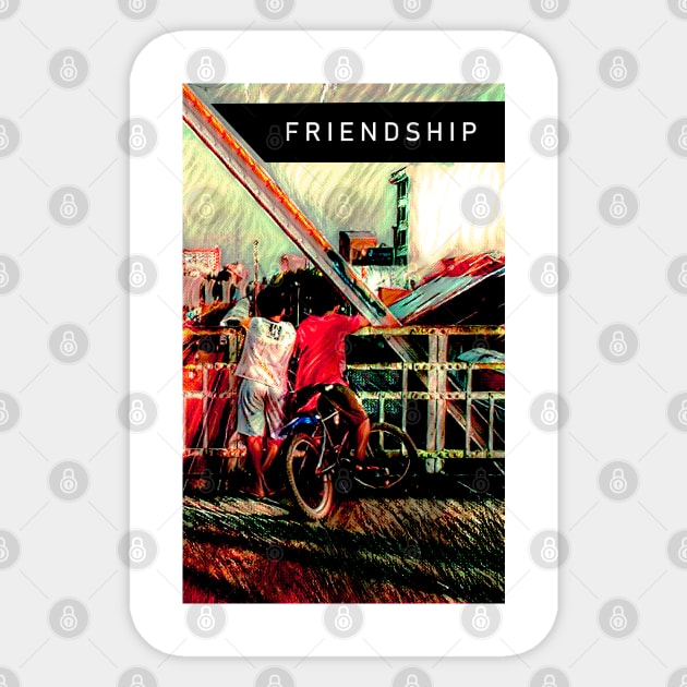 Frienship Panting Colors Sticker by UB design